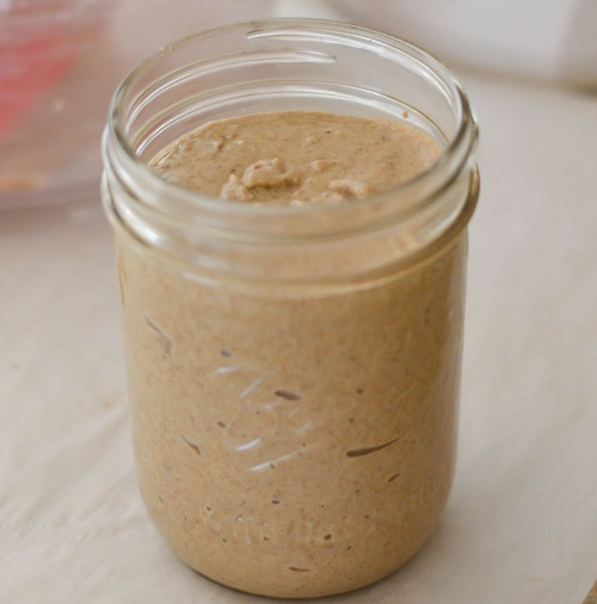 + Almond Butter, Freshly Ground, in GLASS JAR