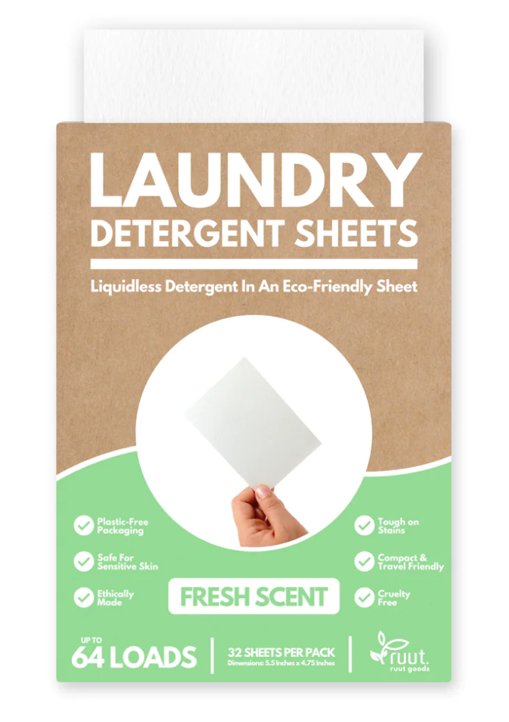 + Ruut Laundry Sheets, Fresh Scent 64 Loads