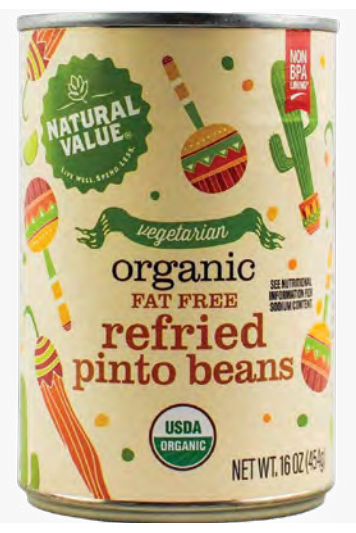 + Refried Beans ORGANIC, BPA free Can
