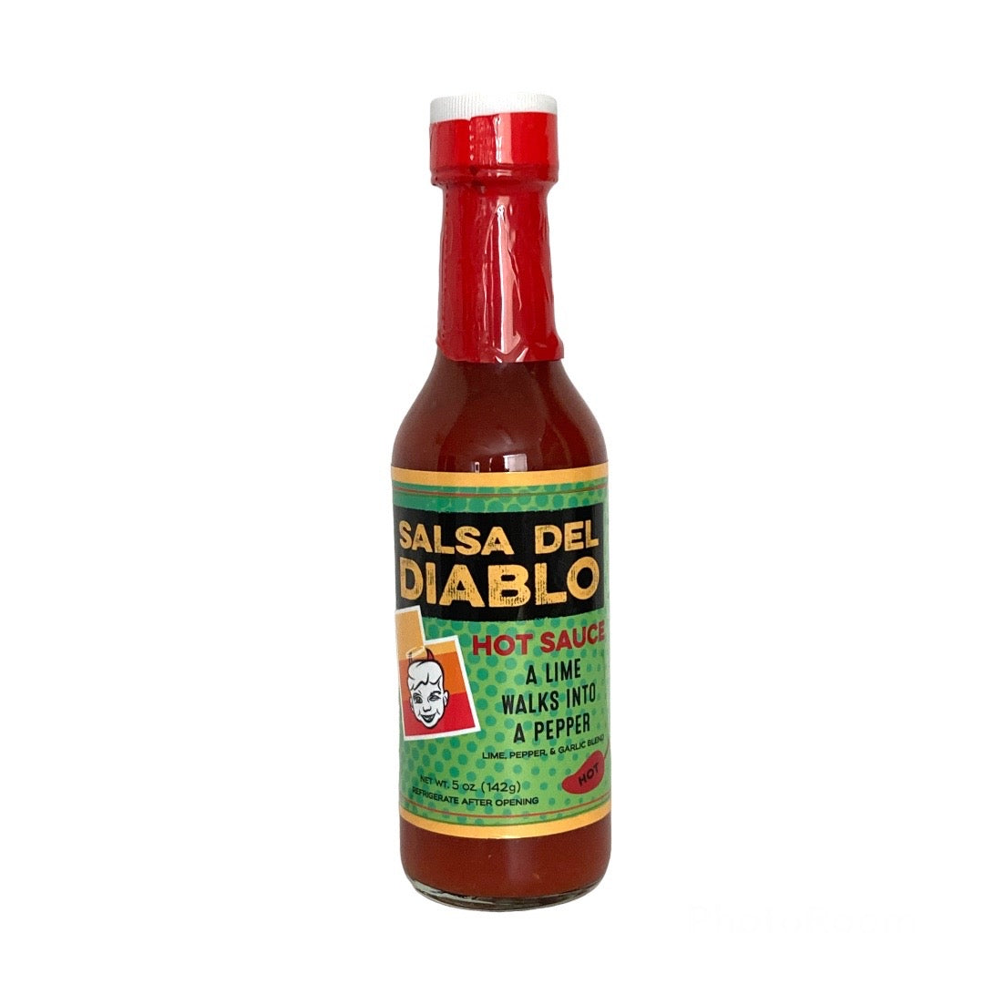 + Salsa Del Diablo HOT SAUCE A Lime Walks Into A Pepper 5oz