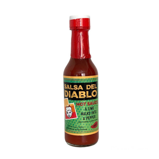 + Salsa Del Diablo HOT SAUCE A Lime Walks Into A Pepper 5oz