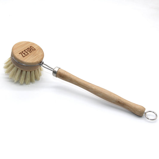+  Pot Brush, Bamboo & Sisal (with replaceable head)