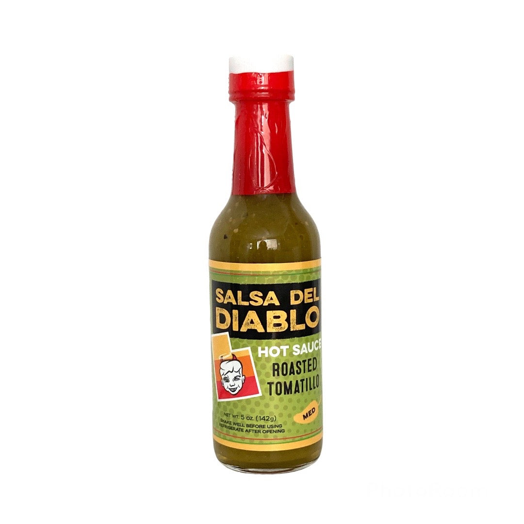 + Salsa Del Diablo HOT SAUCE Roasted Tomatillo 5oz